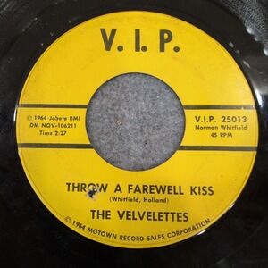 The Velvelettes He Was Really Sayin Somethin 45 RPM VIP 25013 Motown 1964 Soul